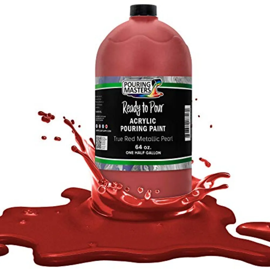 

Pouring Masters Ready to Pour Acrylic Pouring Paint - Premium -Ounce Pre-Mixed uid Acrylic Paint - uid Art Supplies for Canvas,