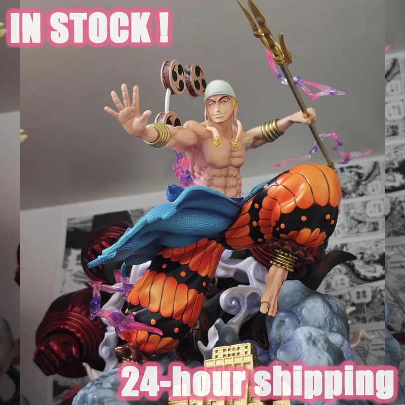 

In Stock 28cm JT Toys Enel Figurine One Piece Anime Figure Collectible Desk Decor Statue Model Toy Kids Birthday Gifts