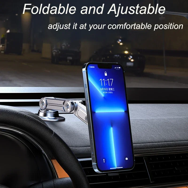 Magnetic Car Cell Phone Support Cellphone Holder Mobile Bracket Portable Stand Universal for Xiaomi iPhone Samsung Accessories
