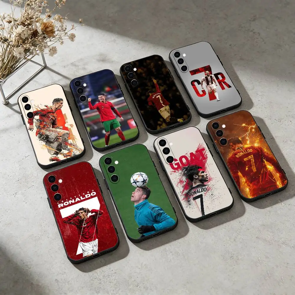 

Football C R-Ronaldo CR7 Phone Case For Samsung Galaxy A91,80,73,72 ,71,53,52,32 ,31,22,21s,20,Soft Black Case
