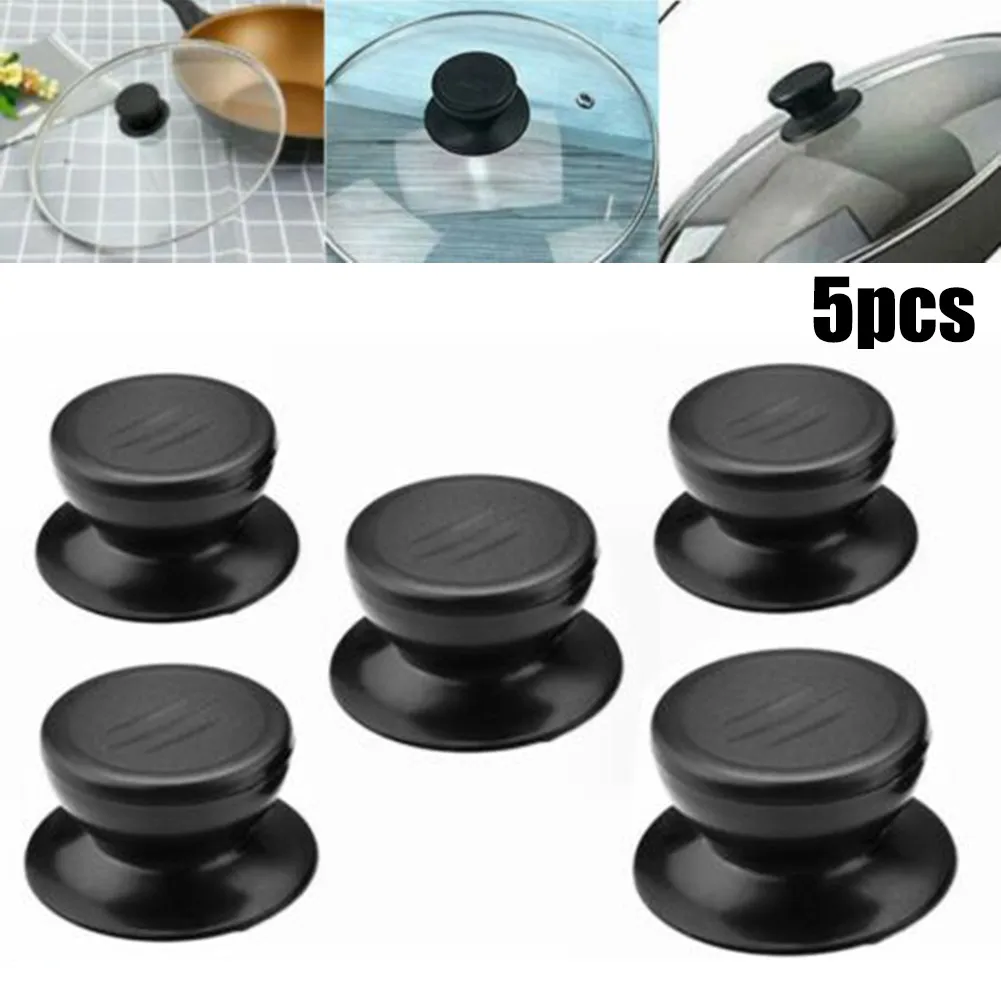 

5Pcs Kitchen Cooking Pot Pan Lids 4*3cm Replacement Knob Lifting Handle Cookware Hardware For Kettle Oil Pot Frying Pan Pot Lids