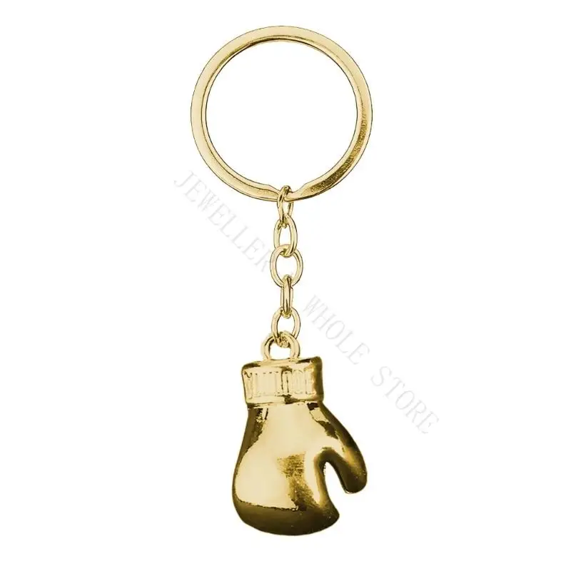 R7UF Creative Boxing Glove Shaped Keychain Lightweight And Stylish Backpack Ornament