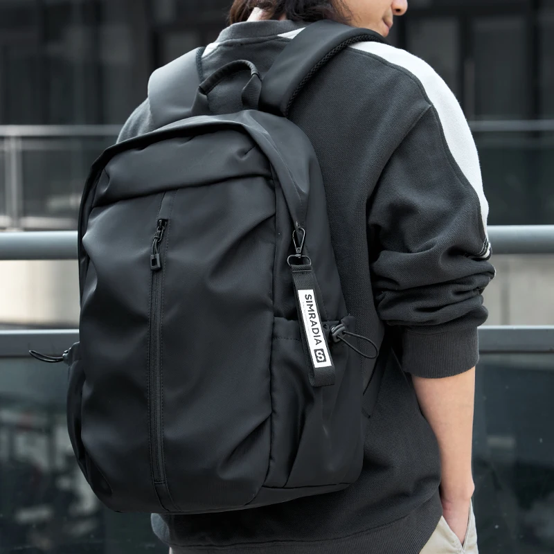 

Casual Men Backpacks Fashion Waterproof Design Backpack Large Capacity Travel Rucksack 15.6 inch Unisex Laptop for Teenager