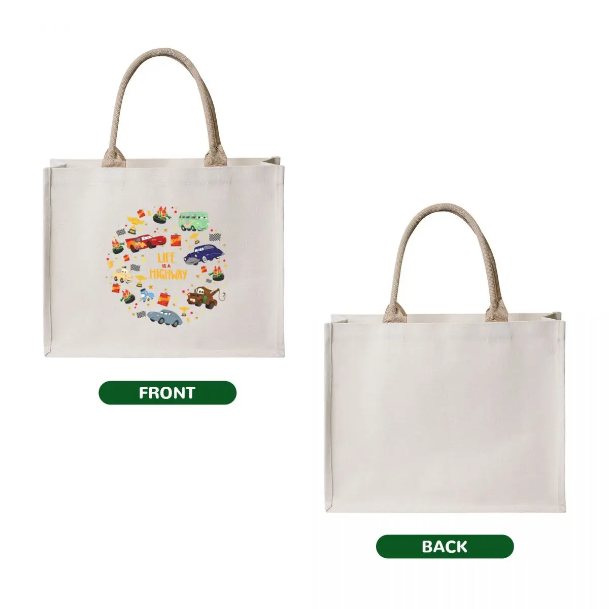Life is a Highway Tote Bag ecological bags Canvas cloth bag woman shopper bag woman