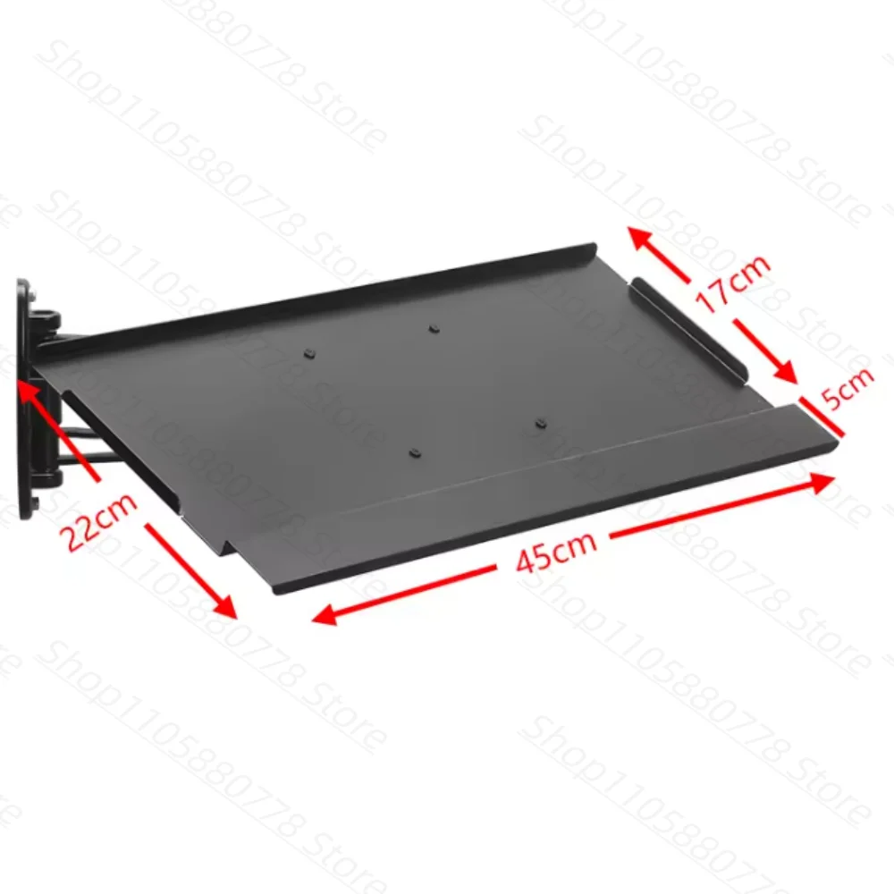 Racing emulator aluminum bracket special plate wall-mounted telescopic adjustment handle wireless mouse rotating keyboard holder