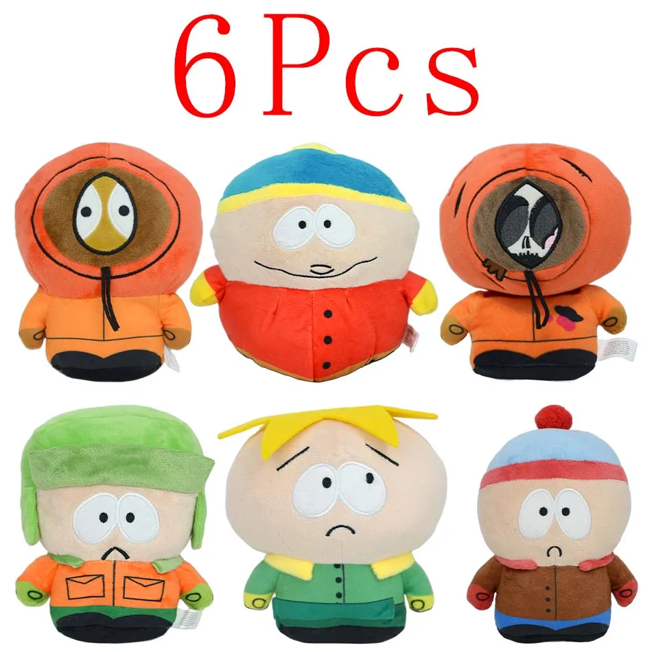

20cm Anime Cartoon South Park Character Cartman Stan Butters Plush Doll Boy Children Plush Toy Children's Festival Gift