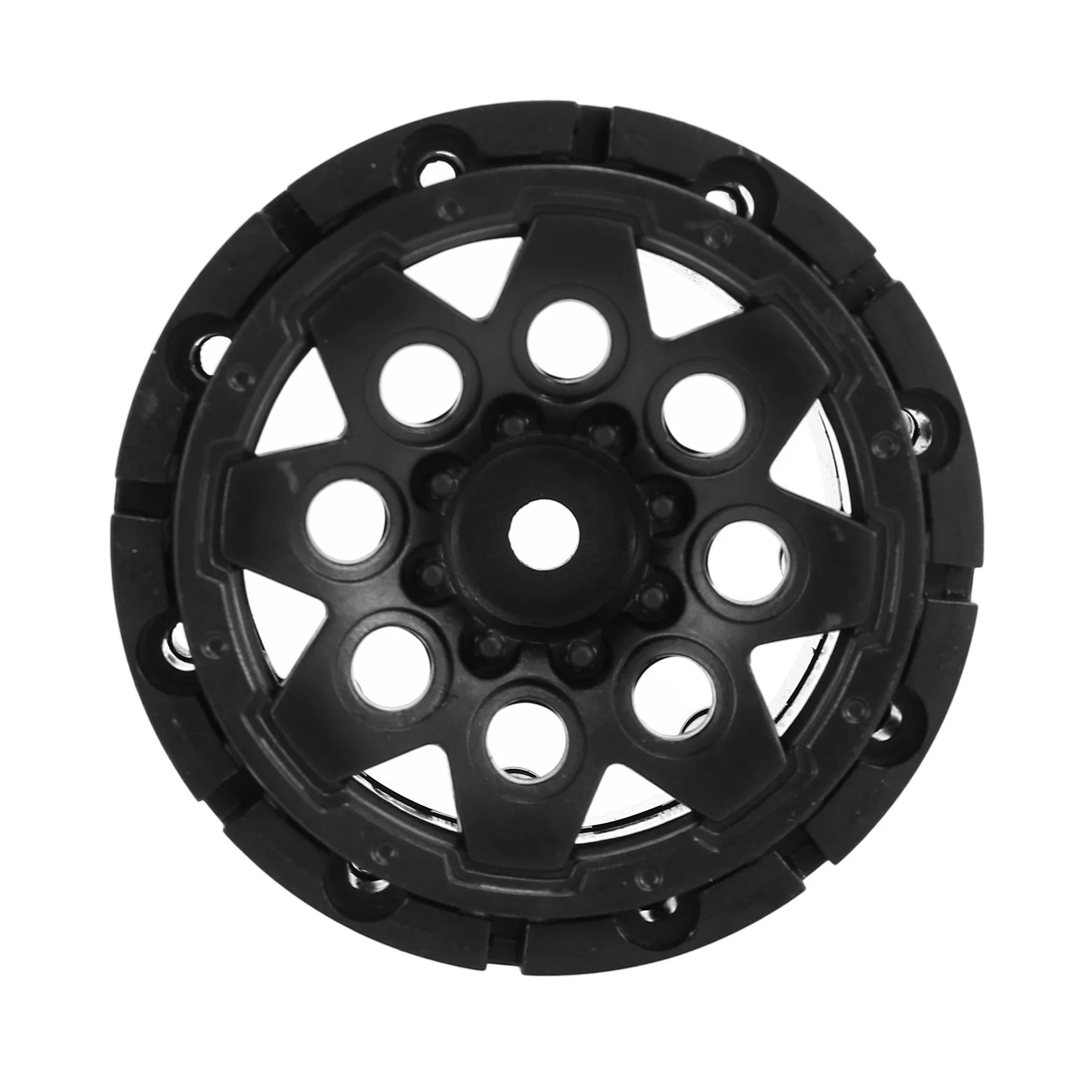 Jante de moyeu de roue ABUM-4PCS en plastique Beadlock 1.9, pour voiture à chenilles axiale 1/10 RC SCX10 90046 AXI03007 Traxxas TRX4 RC4WD D90