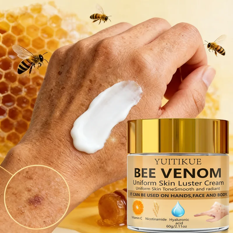 Nicotinamide Vitamin C Hyaluronic Acid Bee Venom Cream 60g Hydrating Smooth Bright Even Skin Tone Multi-use Face Body Lotion