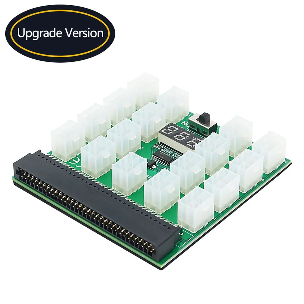 ATX 17x 6Pin 2000W Server PSU Power Supply Breakout Board Adapter for FUJITSU DPS-800GB