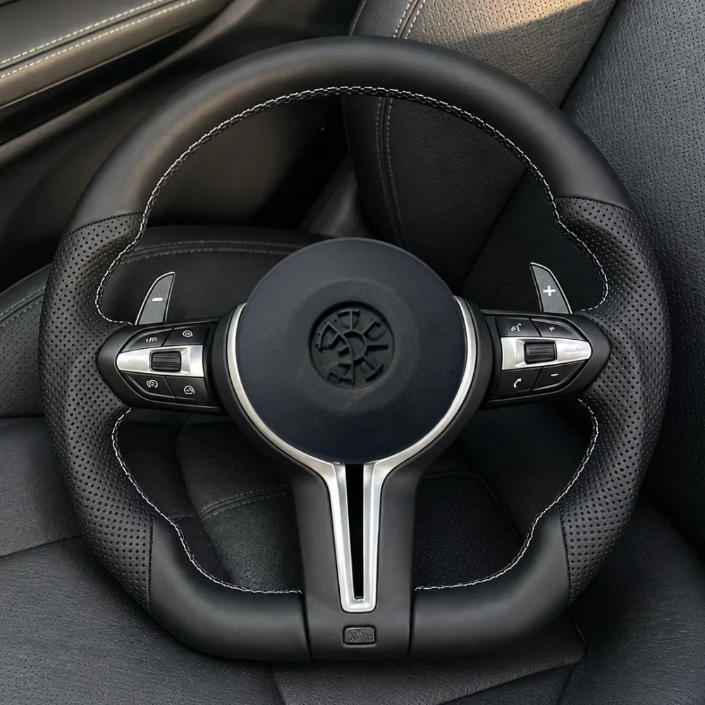 In Stock Steering Wheel For BMW M Sport F01 F05 F06 F07 F10 F12 F15 F20 F22 F25 F30 F32 F35 F36 F33 F48 M3 E90 Auto Accessories