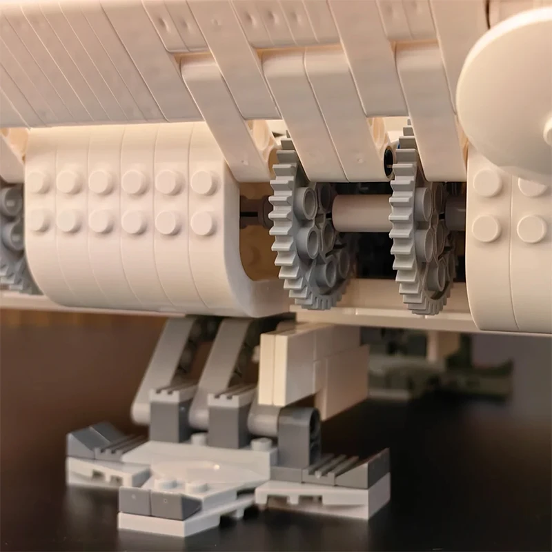 2496 قطعة مكوك الفضاء اللبنات نموذج اللعب سفينة حربية المنزل الحلي الجمعية سفينة الفضاء الطوب الهدايا الإبداعية لقضاء عطلة #4