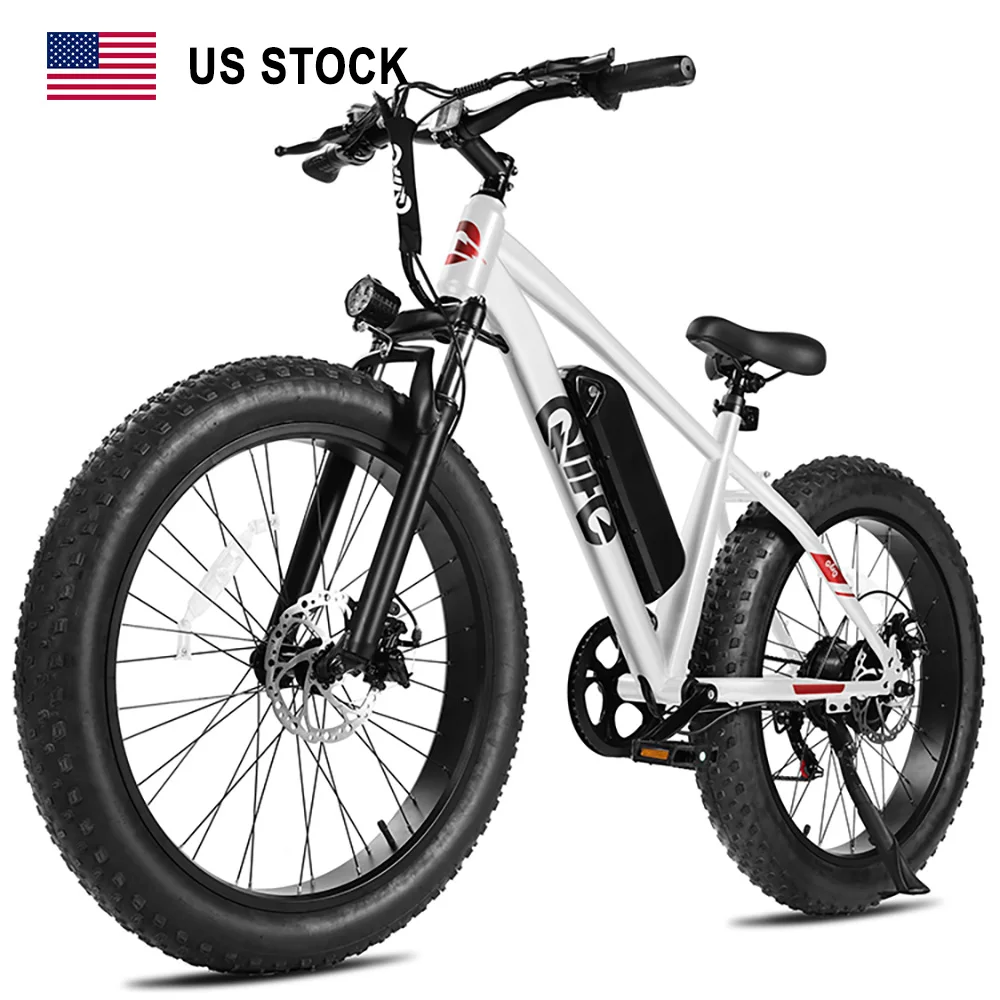

Qlife Racer Plus 500W 26 Inch Fat Tires Pedal Assist Electric Mountain Bike