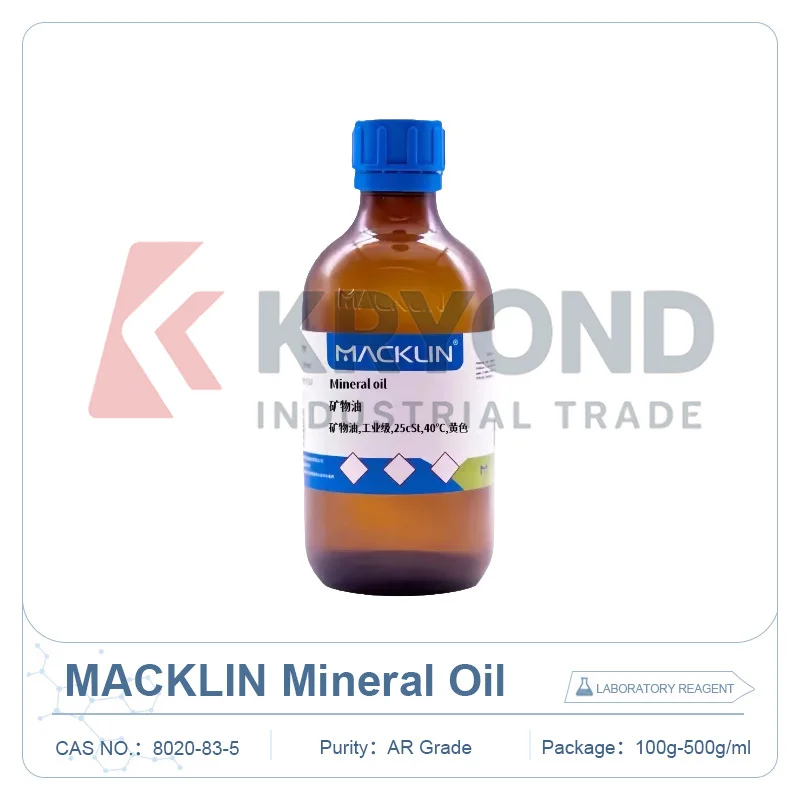 

MACKLIN Mineral Oil Industrial Grade 25 cSt at 40 C Laboratory Reagent CAS 8020-83-5 for Lubrication Research Material 100g 500g