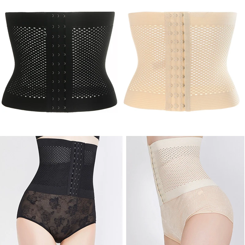 

Waist Trainer Shapers Women Waist Bandage Corset Modeling Girdles Strap Slimming Belt Breathable Body Shaper Slimming Shapewear