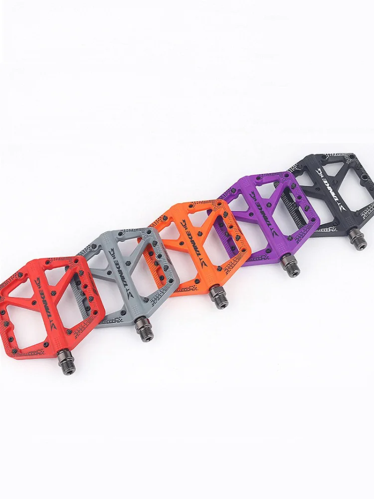 AliExpress Ultralight Nylom MTB Bicycle Pedals with DU+1 Bearing Flat Platform for Mountain Road Bike BMX - Pedal Parts