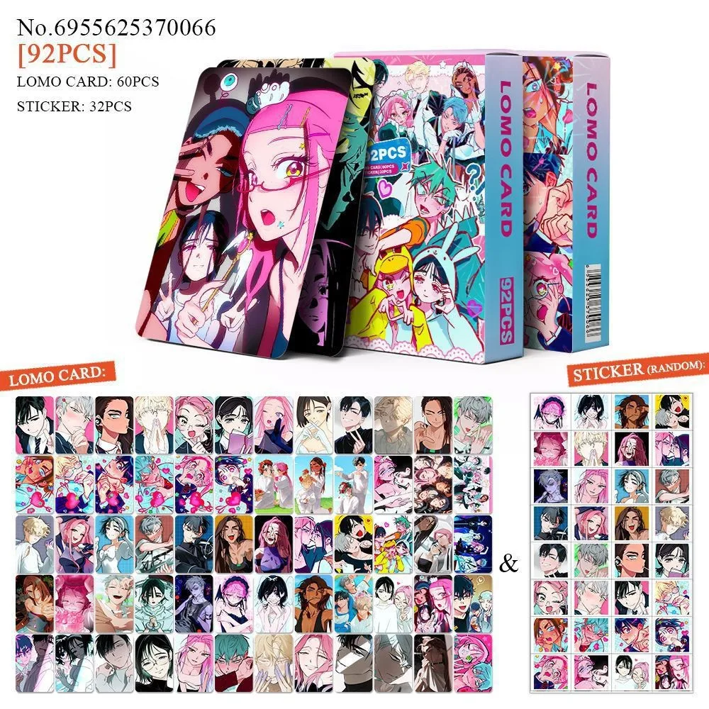 

55/92 шт./компл. корейская манга Alien Stage LOMO Card Sticker Mizi Sua Ivan Till Hyuna Luka печатная карта аниме карты реквизит для косплея