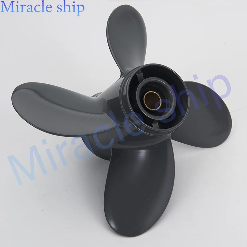 

58134-ZV4-010AH Пропеллер 4-лопастной 9 1/4X10 подходит для подвесного мотора Honda и Yamaha BF8D BF9.9D BF9.9 BF15A BF15D BF20 8 шин