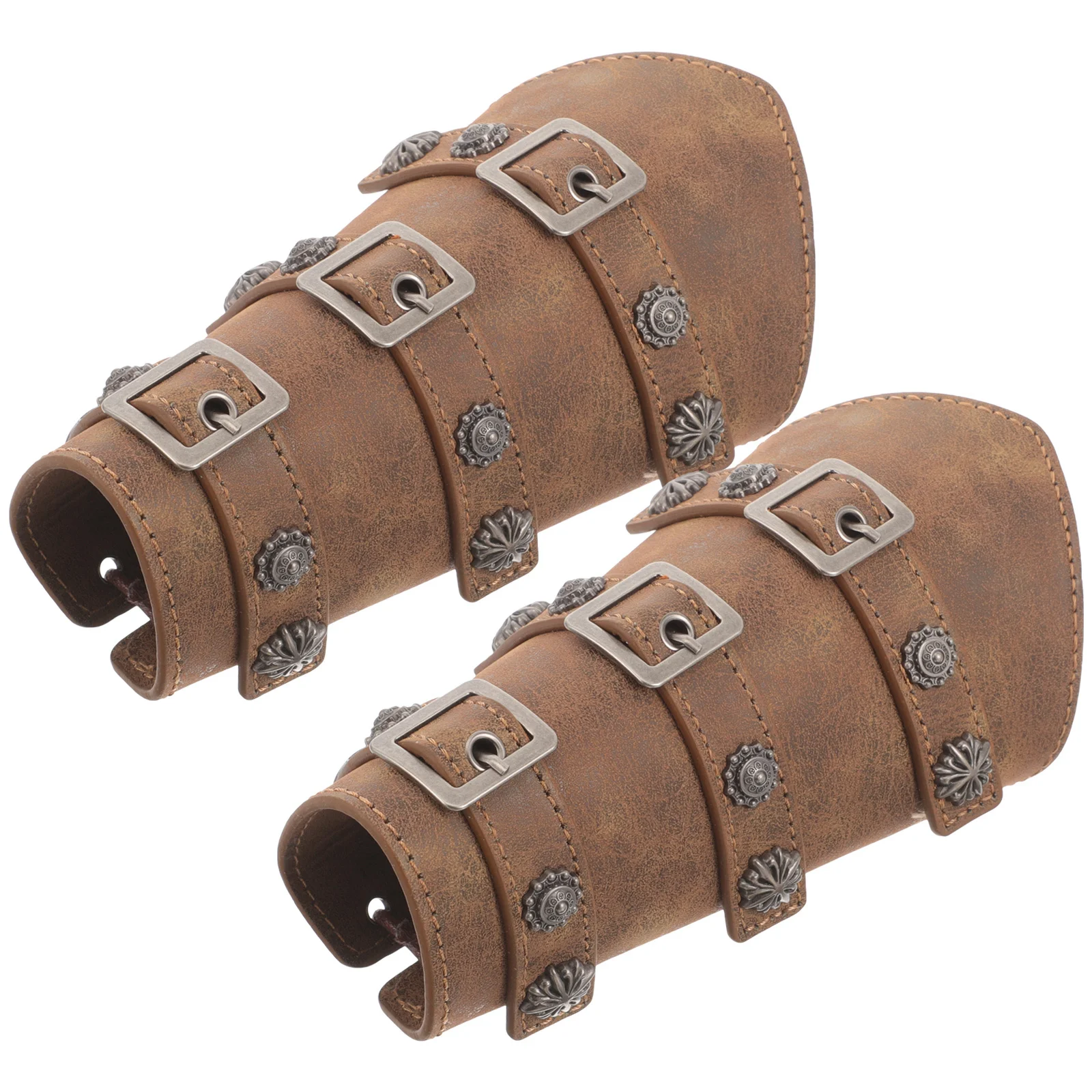 1 Para Retro Opasek na Nadgarstek w Stylu Średniowiecznym, Ochraniacze na Ręce na Halloween, Akcesoria do Kostiumów Cosplay, Bransoletki na Rękę, Sprzęt do Jazdy Konnej, Męskie