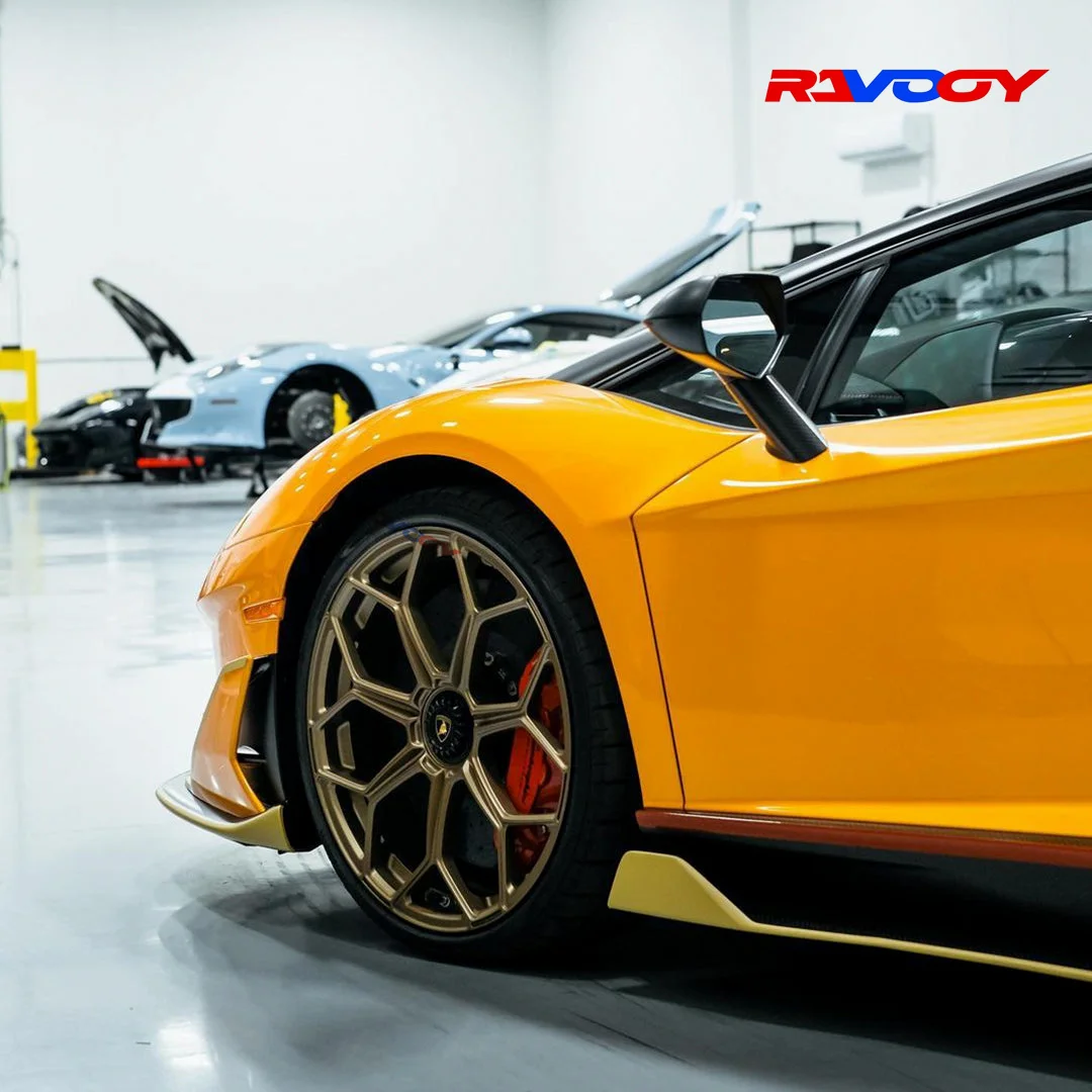 High Quality Glossy Golden Yellow Vinyl Wrap Film Self-Adhesive Auto Tuning Vinyl Stickers Durable Paint protective film - Image 4