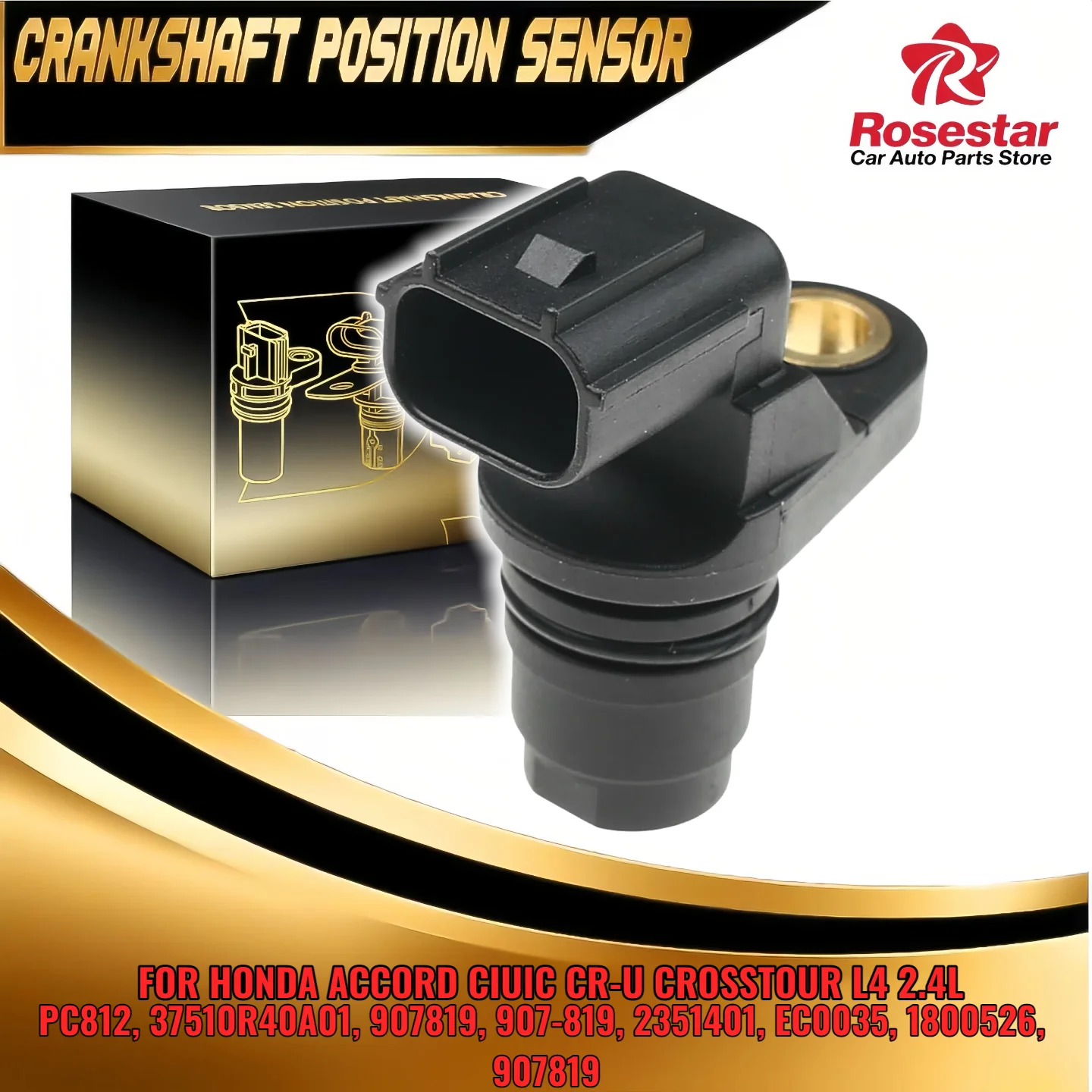 

Датчик положения распределительного вала двигателя для Honda Accord Civic CR-V Crosstour L4 2.4L PC812 37510R40A01