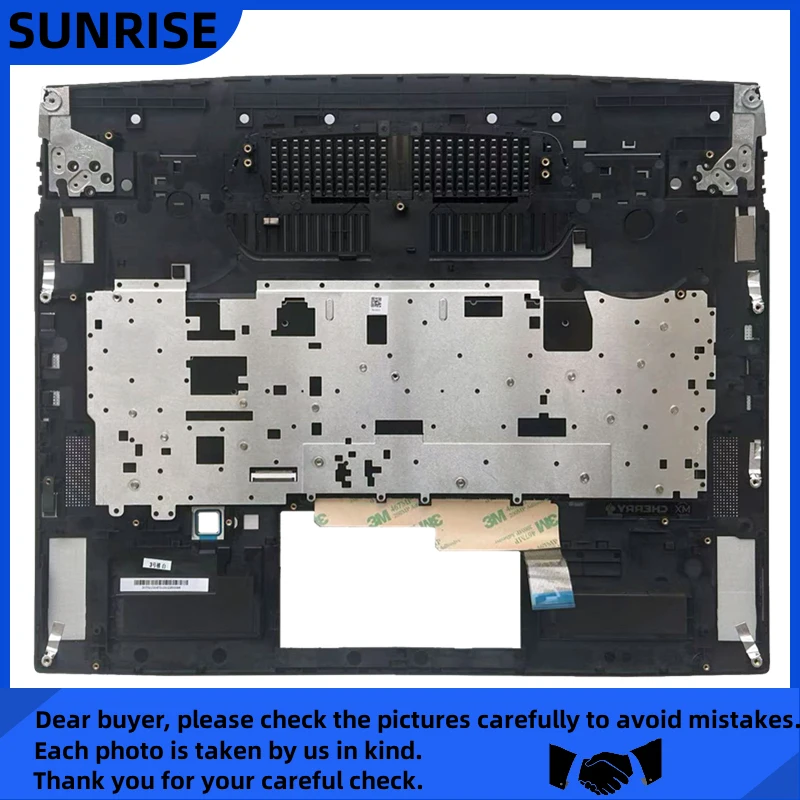 Au+ For MSI TITAN GT77 12UGS-009 MS-17Q1 Palmrest Cover With Backlit Keyboard
