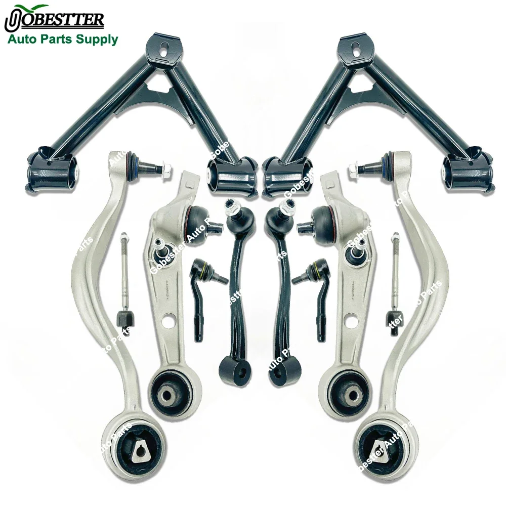 

For Rolls-Royce Phantom RR1 RR2 RR3 2002-2016 12pcs Front Suspension Upper Lower Control Arm 31126762826 31120409267 32210422879
