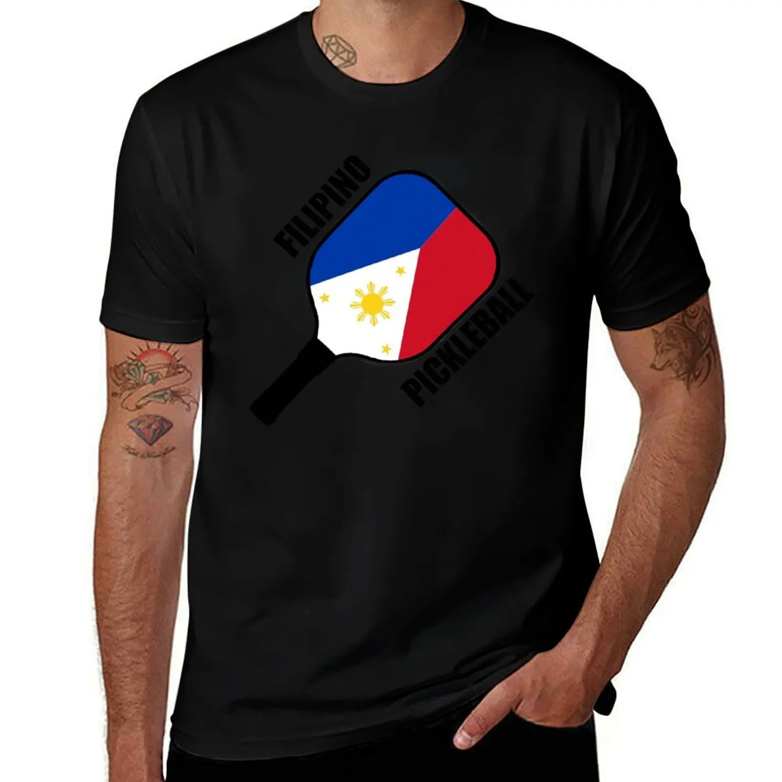 

Filipino Pickleball T-Shirt funny t shirts man cotton t shirt man t shirts for man graphic vintage T-shirt
