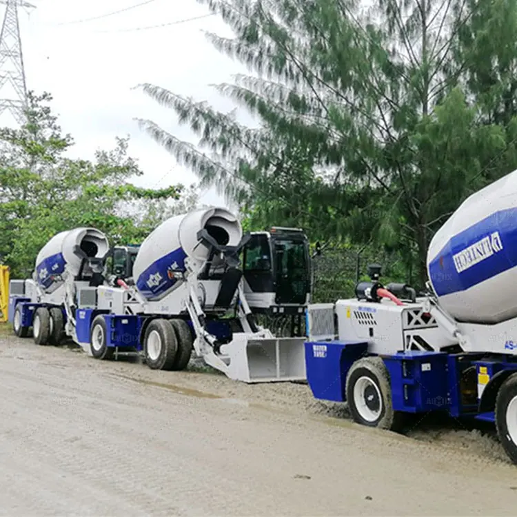 4 Cubic Meter Per Batch Automatic Self-Loading Concrete Mixer Machine Price