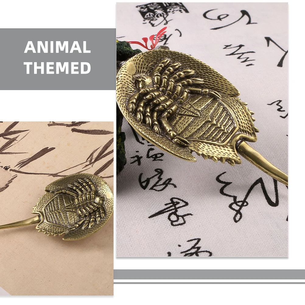 

1pcs Brass Ornaments Ancient Animal Statue Home Decoration Miniature Figurines Vintage Craft Bronze Metalwork Art Pieces