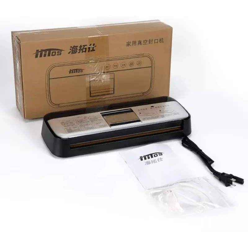 Vakuumiergerät, automatisches Lebensmittelversiegelungsgerät, herausnehmbares Design, LED-Anzeige, Modus für nasse und trockene Lebensmittel, Silber