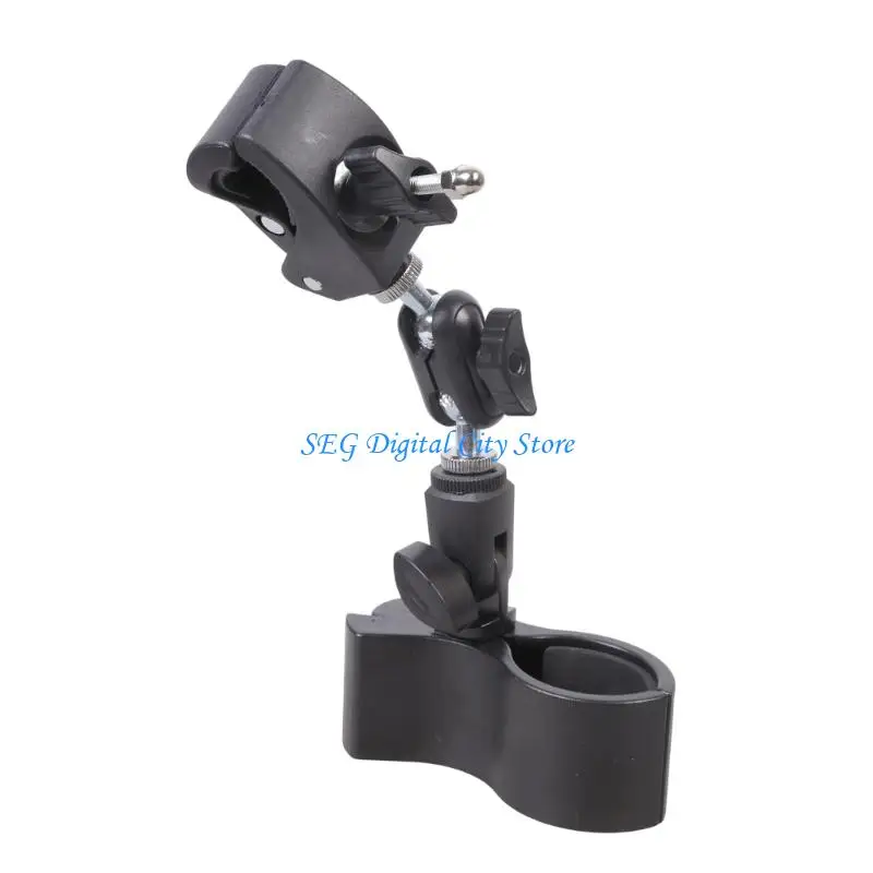 

U75B Simple Multifunction Clip On Holder Clamp for Microphones Flashlights and Hair Dryers Providing Flexible Positioning