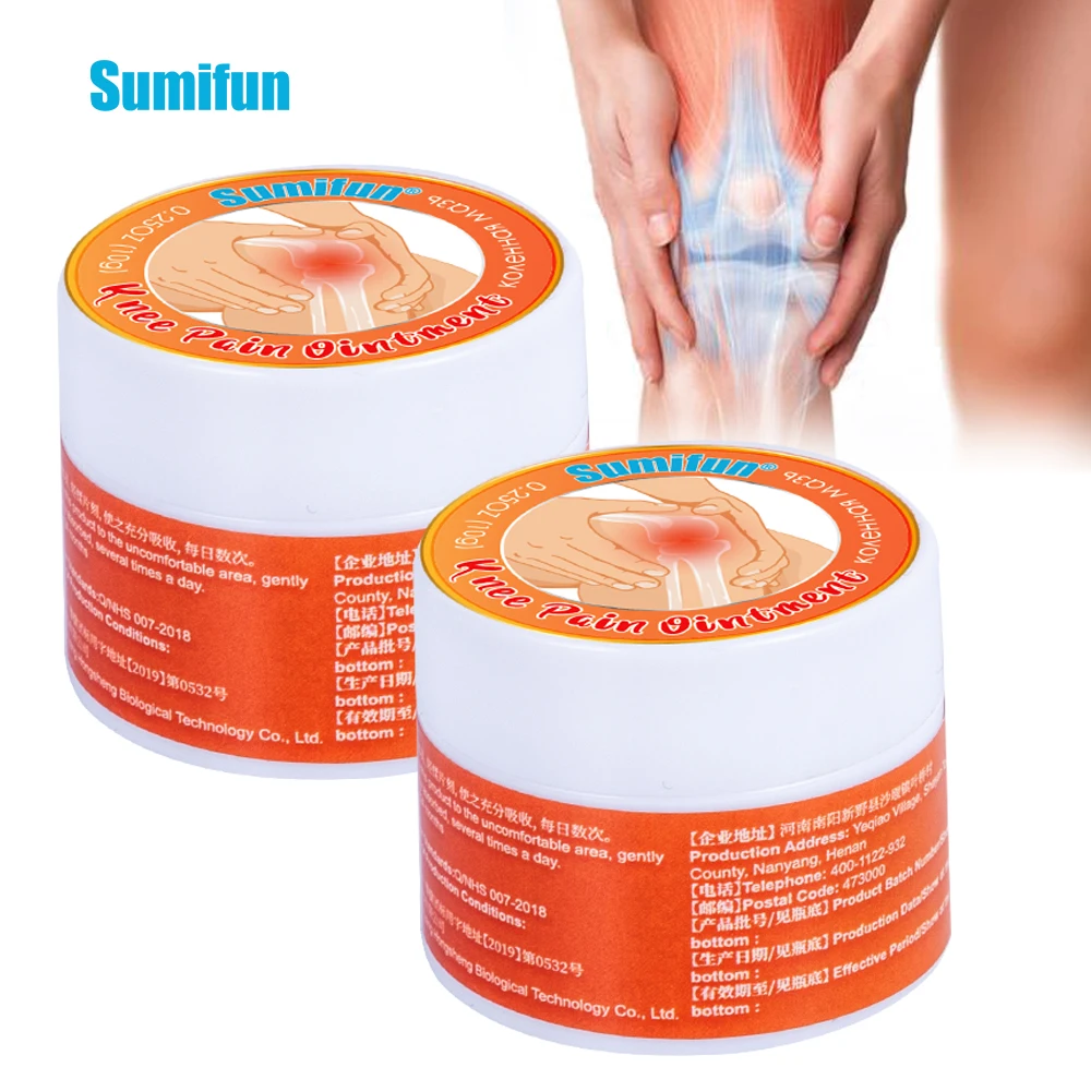 

Sumifun 10g Knee Pain Relief Rheumatism Arthritis Cream Muscle Ache Ointment Joint Sprain Bruises Orthopedic Medical Plaster