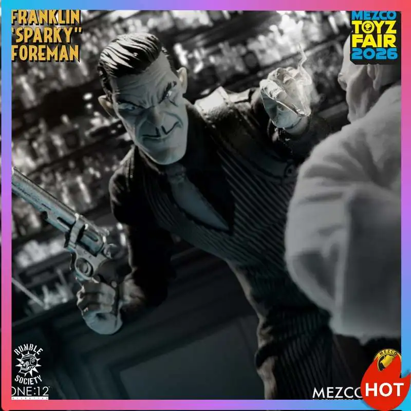

Original Mezco One:12 Gangsters Inc. Franklin "Sparky" Foreman: Hardboiled Fiction Edition Action Collection Figures Model Toys