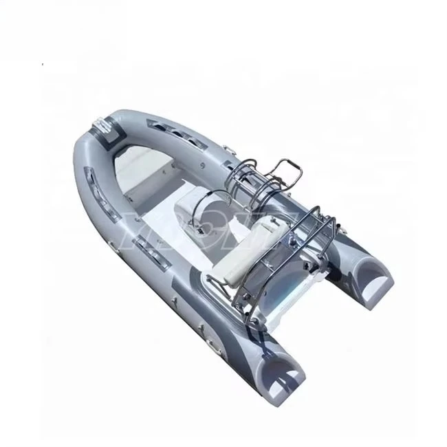 YE TENDER 3.9m Hypalon Black Deep V Hull RIB Inflatable Fishing Boat