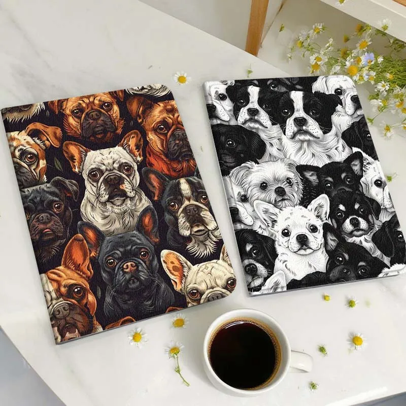 

Artistic dog illustration Tablet Case For Samsung Galaxy Tab A A7 A8 A9 A11 S6 S11 Lite Plus 10.1 10.4 10.5 Inch