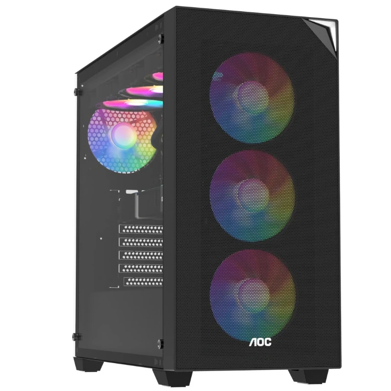 

CG396B ATX Desktop Computer U3 Wide Body Side 360 Water Cooled Large Chassis (Black)