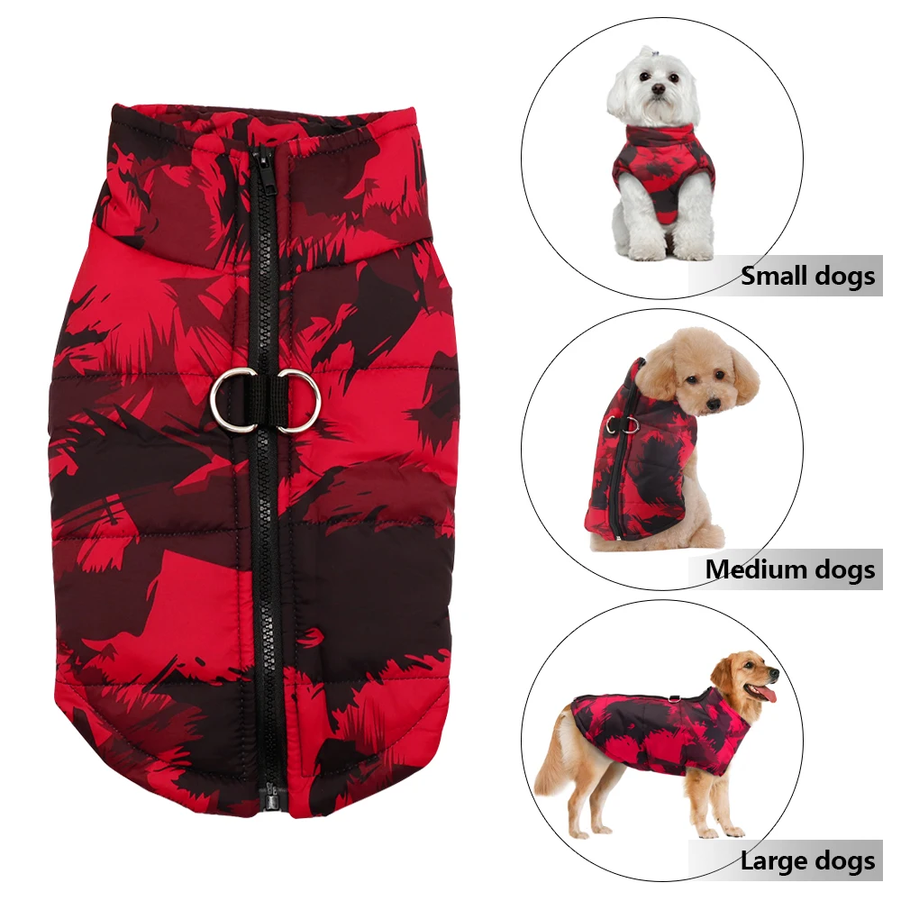 Winter Hond Kleding Franse Bulldog Pet Warme Jas Jas Waterdichte Hond Kleding Outfit Vest Voor Small Medium Grote Honden