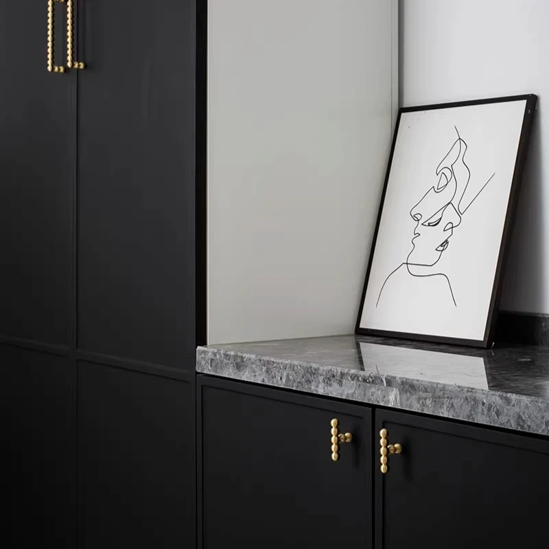 

Solid Brass Small Round Ball Handle Shoe Cabinets for Drawers Kitchen Handles Accessories Cabinet Wardrobe Drawer Knobs