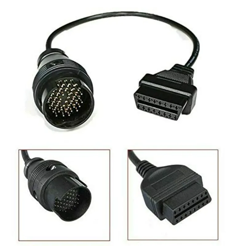 

38-контактный разъем «папа» на 16-контактный разъем адаптера диагностического кабеля OBD2 OBDII для автомобильного диагностического инструмента Mercedes-Benz