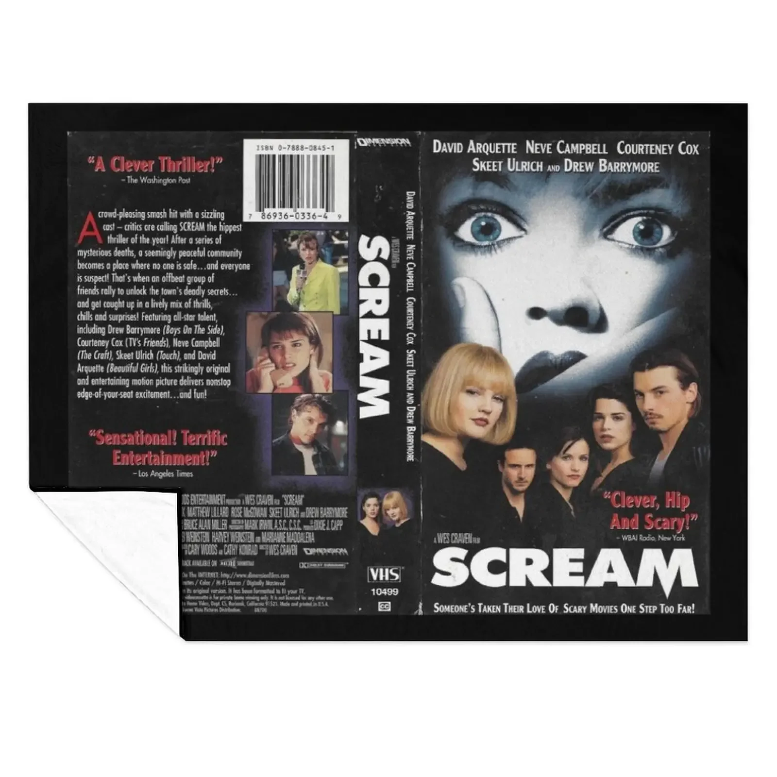 

HORROR VHS ART WORK COVER Throw Blanket Blankets Sofas Of Decoration Sofa Luxury Brand warm for winter Blankets