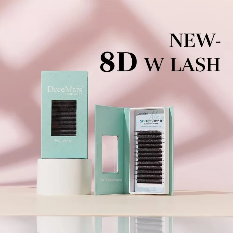 Grafted Eyelashes European and American Curls Are Not Easy To Loose 8D False Eyelashes Are Easy To Use for Beginners