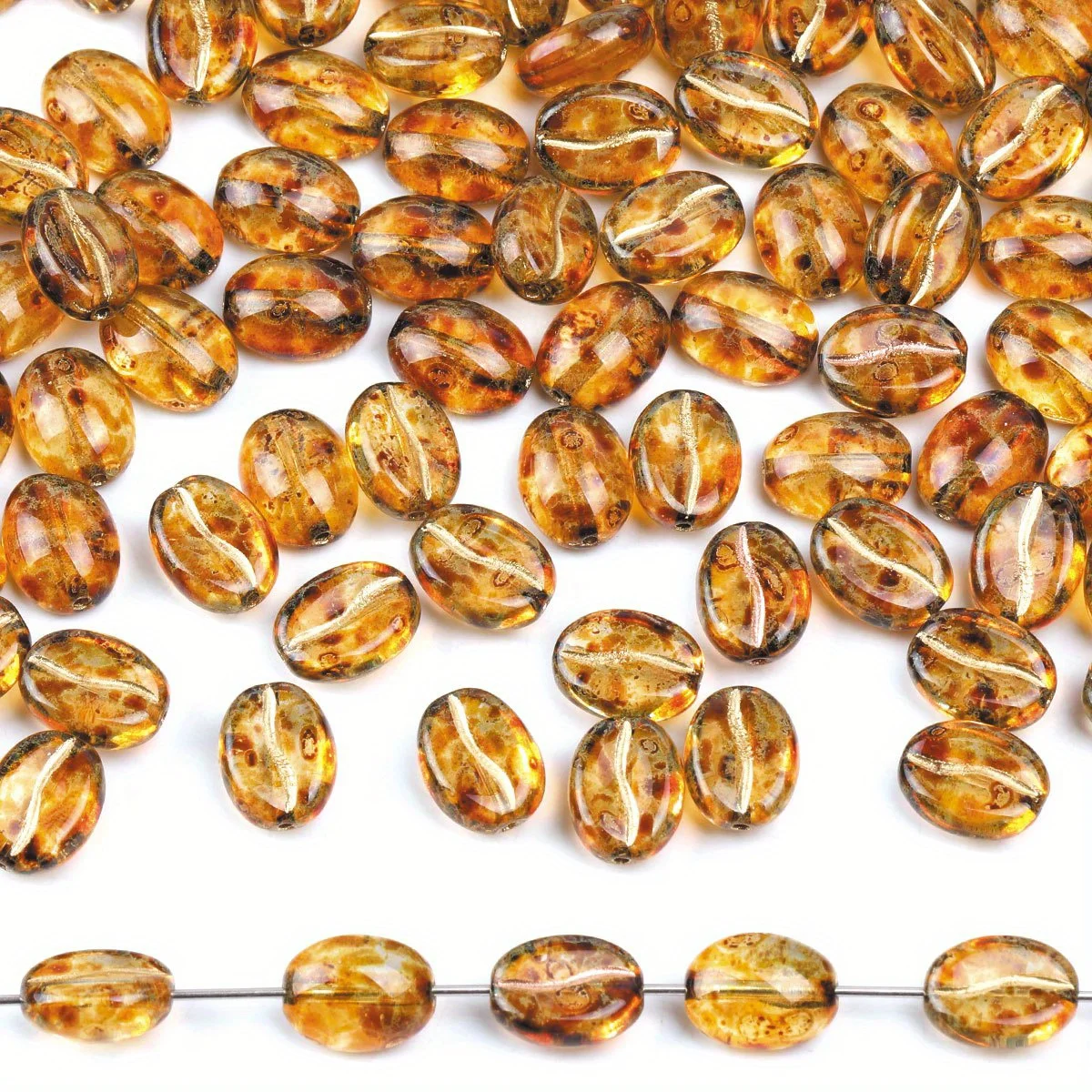 10pcs/20pcs Czech Glass Translucent Beads For Jewelry Making Diy Creative Beads Special Necklace Bracelet Earrings