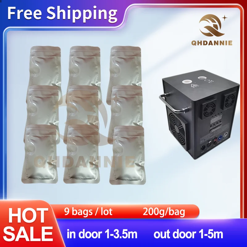 

9 Bags/Lot Ti Powder Cold Spark Machine Dust Sparkular Machine 200g/bag Composite Metal Granules Indoor Stage Light Effect