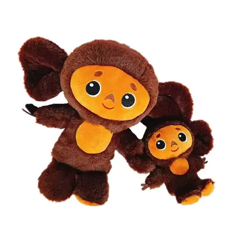 2023 러시아 영화 Cheburashka 원숭이 플러시 장난감 чебурашка игрушка 박제 만화 인형 수면 아기 장난감 어린이 선물