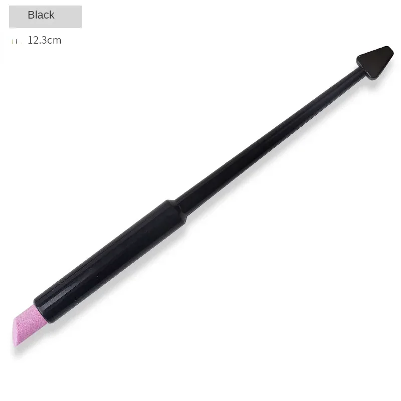 1pcs 석영 연마 펜 네일 큐티클 Hangnails 리무버 빨 수있는 죽은 피부 푸셔 트리머 매니큐어 네일 아트 그라인딩로드