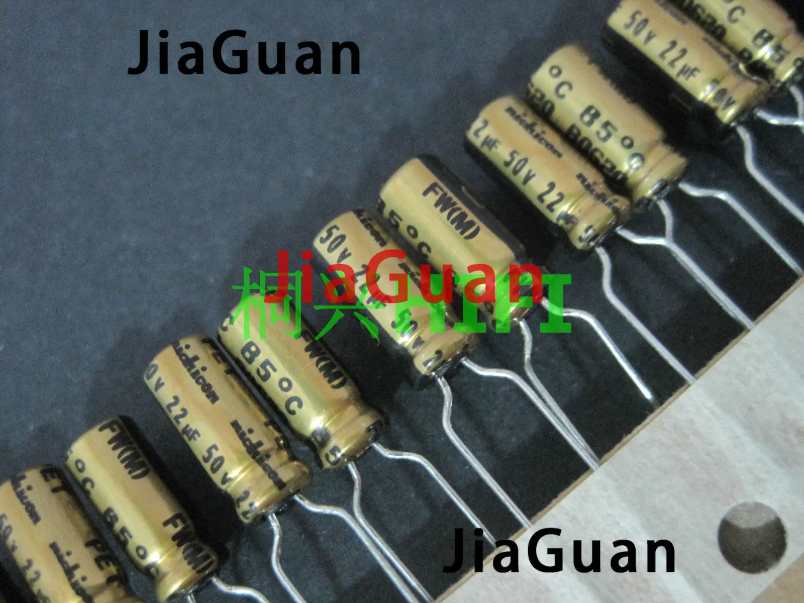 50pcs NEW NICHICON FW 22UF 50V 5X11MM 22uF/50V audio Electrolytic Capacitor 50V22uF filter amplifier 50v 22uf