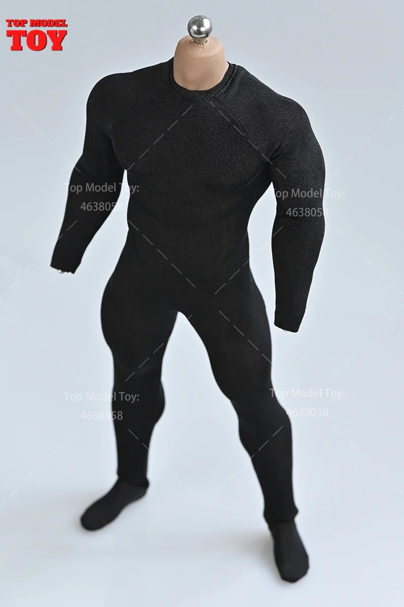 1/6 1/12 Stretch Ice Silk Elastic Jumpsuit Bodysuit Clothes Model Fit 12\'\' 6\'\' Male Soldier Action Figure Body TBL M35 Dolls