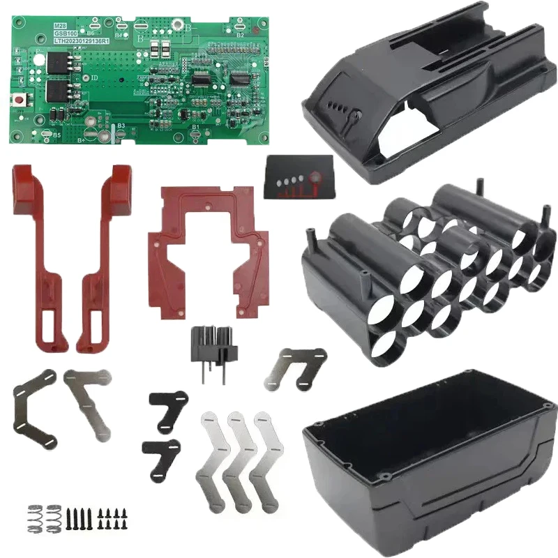 

Suitable for Milwaukee 28V Electric 48-11-2830 M28 Lithium-ion Batteries Plastic Case PCB Charging Protection Circuit Board Box