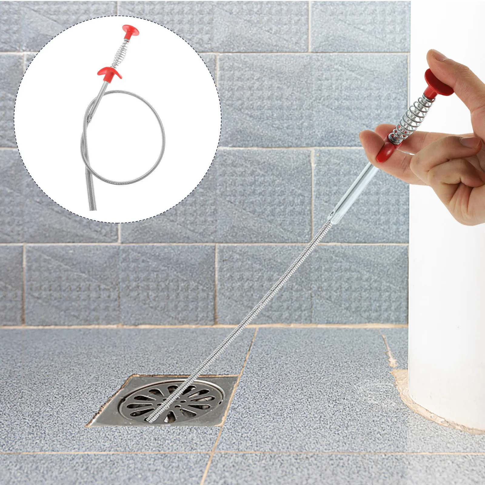 

Drain Clog Remover Flexible Grabber Claw Sink Cleaning Tool Hair Garbage Removal Bathroom Use Flexible Grabber Claw