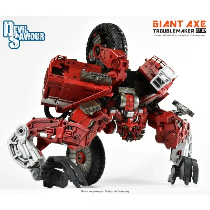 SAFSaviour Devastator DS01-08 l'ultime déformation Robot Toy avec centre commercial voiture et Grab E27 Action Figure Troublemaker